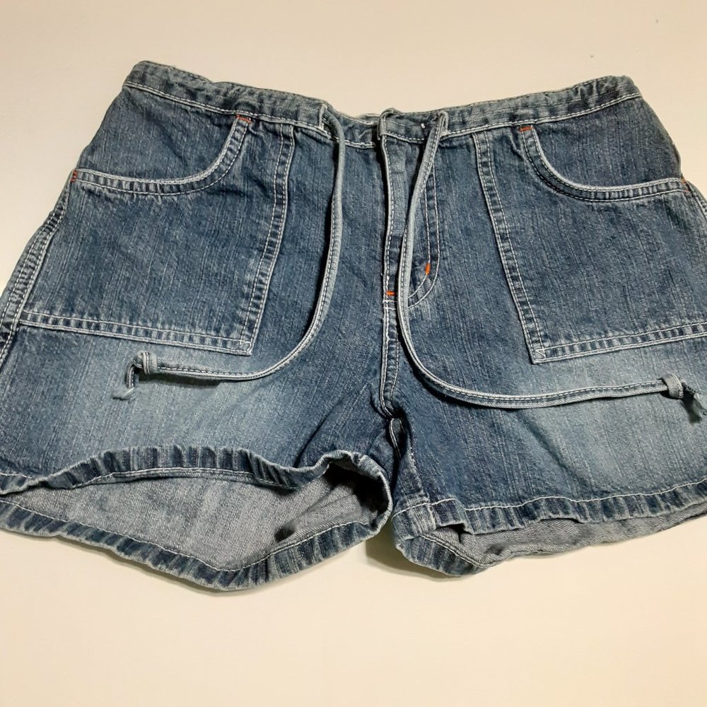 5/$20 VTG Hydraulic Women's Drawstring Waist Front Button Shorts in Size 4